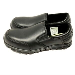 Reebok Men Cushion Slip Resistant Work Safety Shoe Size 9 Like New!